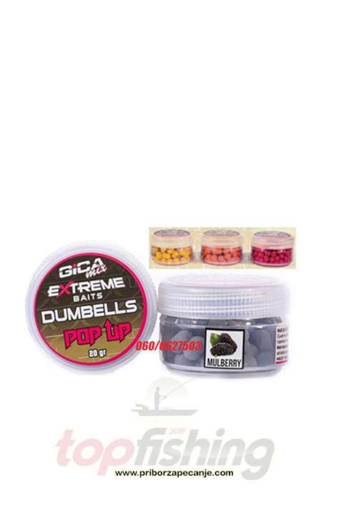 Pop Up Dumbells Pellet - Gica Mix (6 mm) - Beli luk