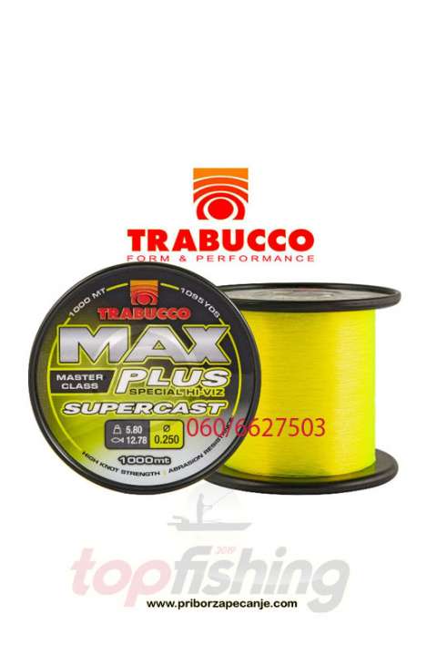 Trabucco - Max Plus Supercast - 1000 m - 0,25 mm
