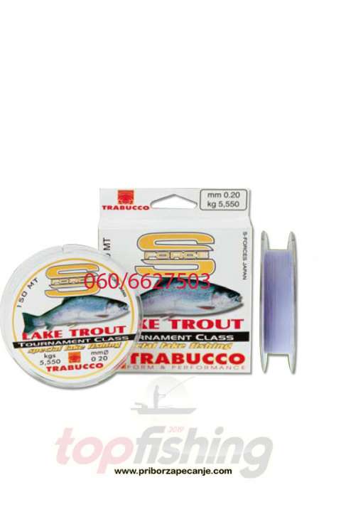 Trabucco S-Force Lake Trout - 150 m - 0,20 mm