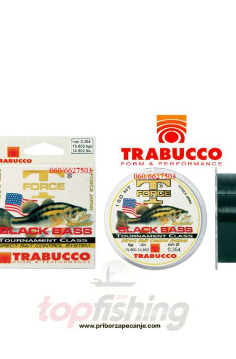 Trabucco T-Force - Black Bass - 150 m - 0,25 mm