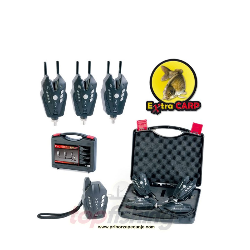 Vox 3 Bite alarm set - Extra Carp